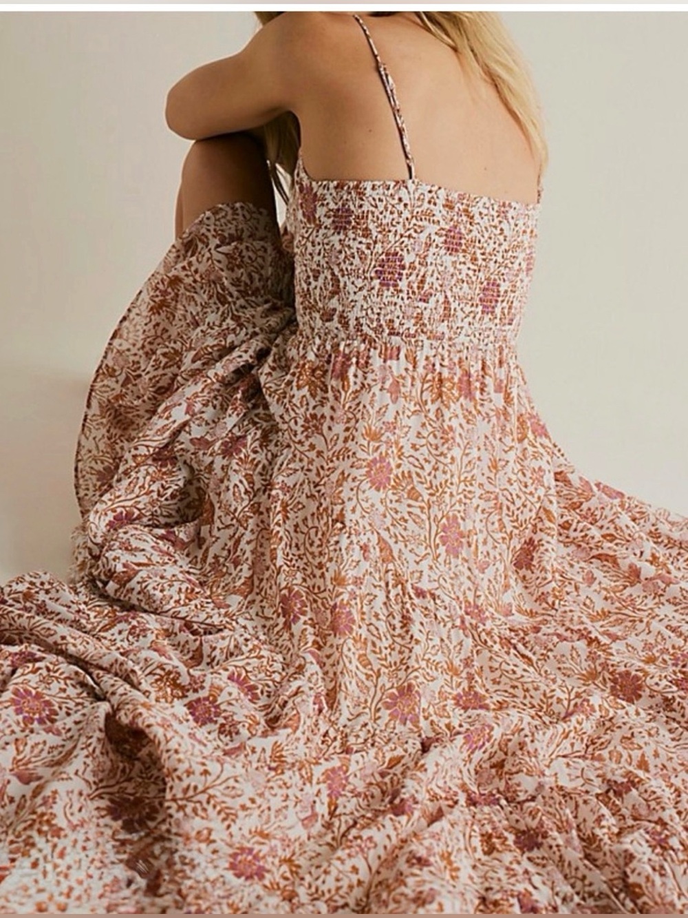 NWOT Free People sun-drenched
Maxi dress